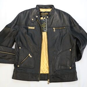 ROCA WEAR LEATHER JACKET. SIZE LARGE